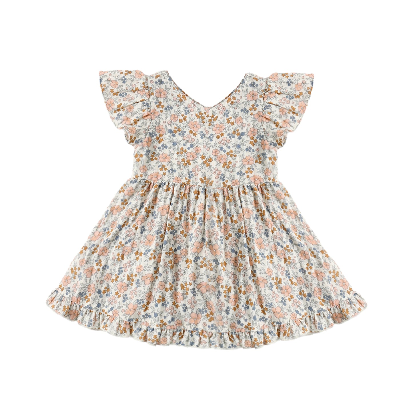 Lila Romper - Flower Field