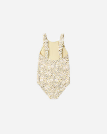 Scrunch One Piece - Lemon Meadow