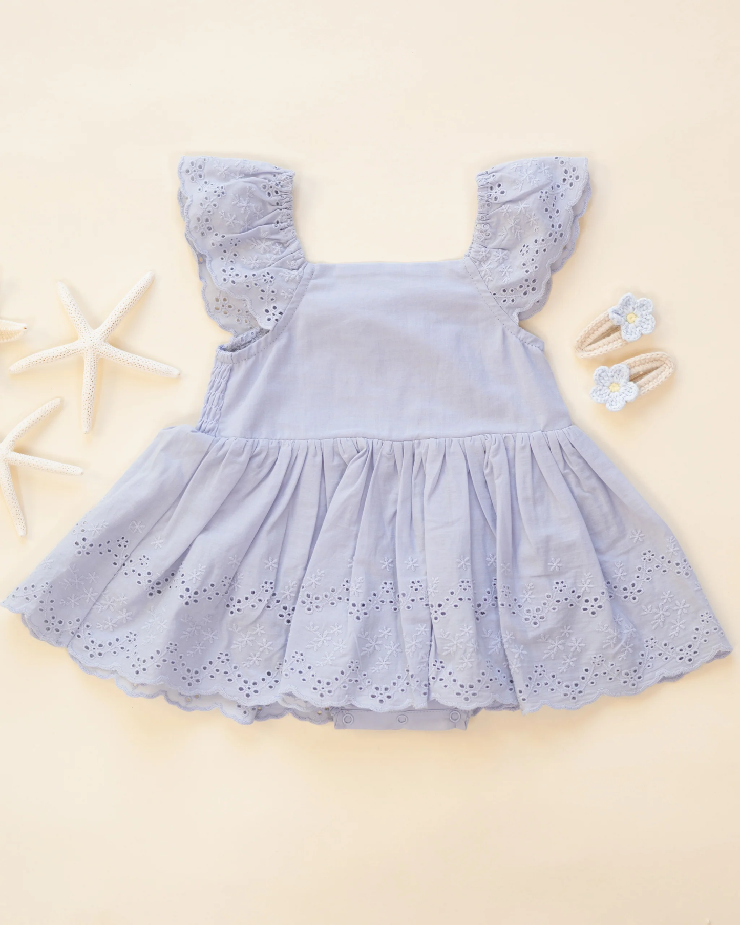 Remi Romper - Periwinkle