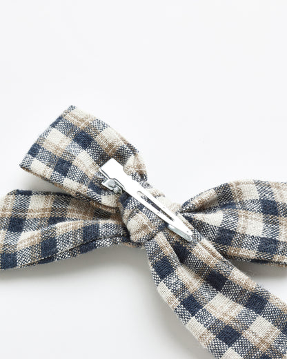 Bow - Navy Check