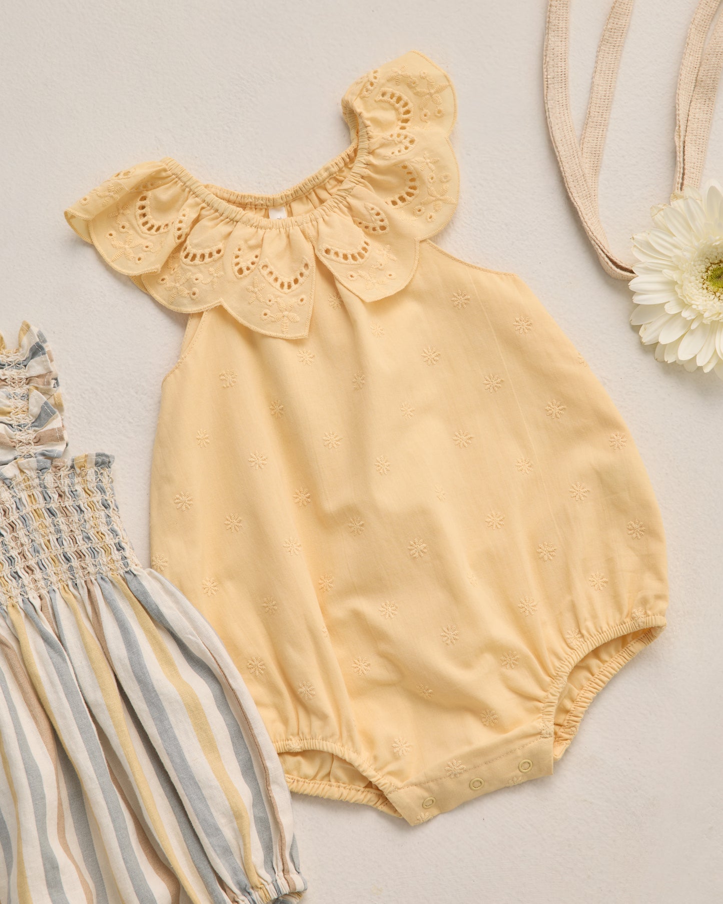 Myla Romper - Lemon