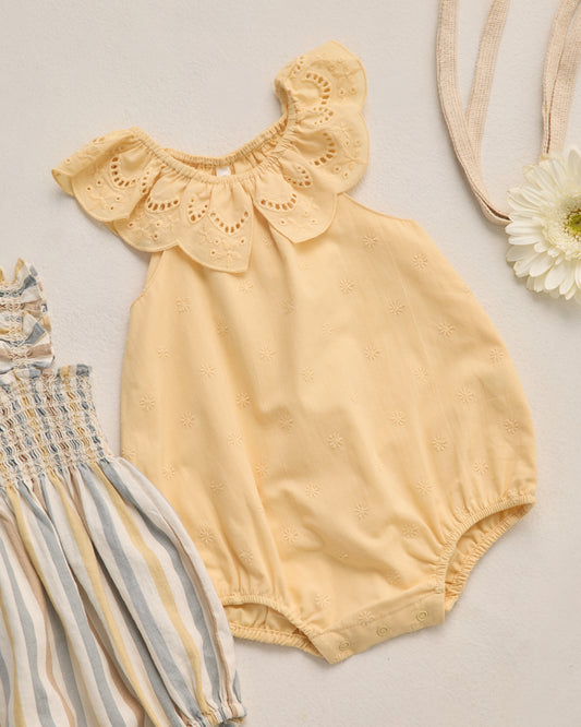Myla Romper - Lemon