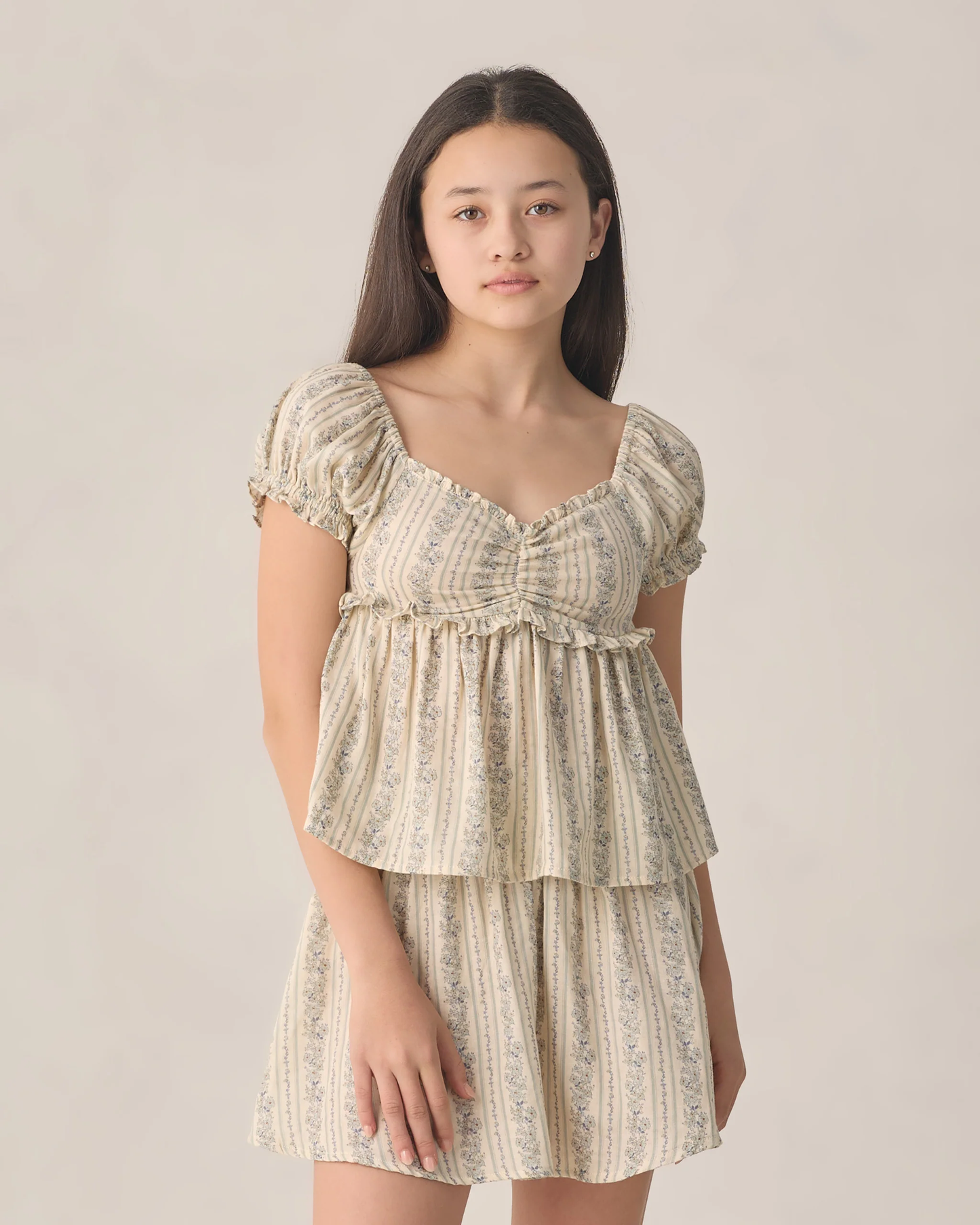Jubilee Top - Blue Floral