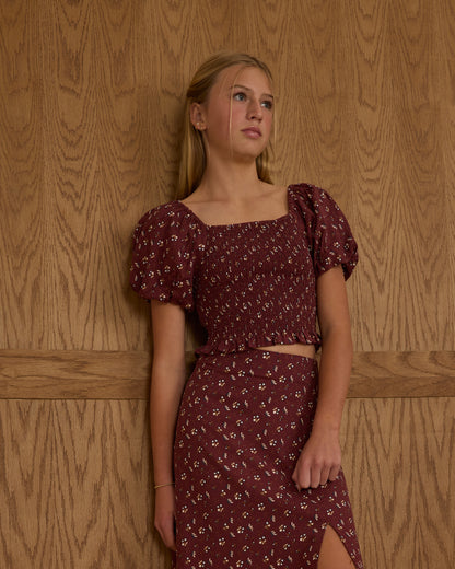 Midi Skirt - Harvest Berry