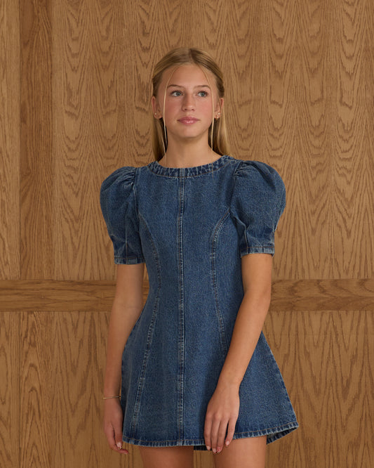 Levi Mini Dress - Indigo Denim