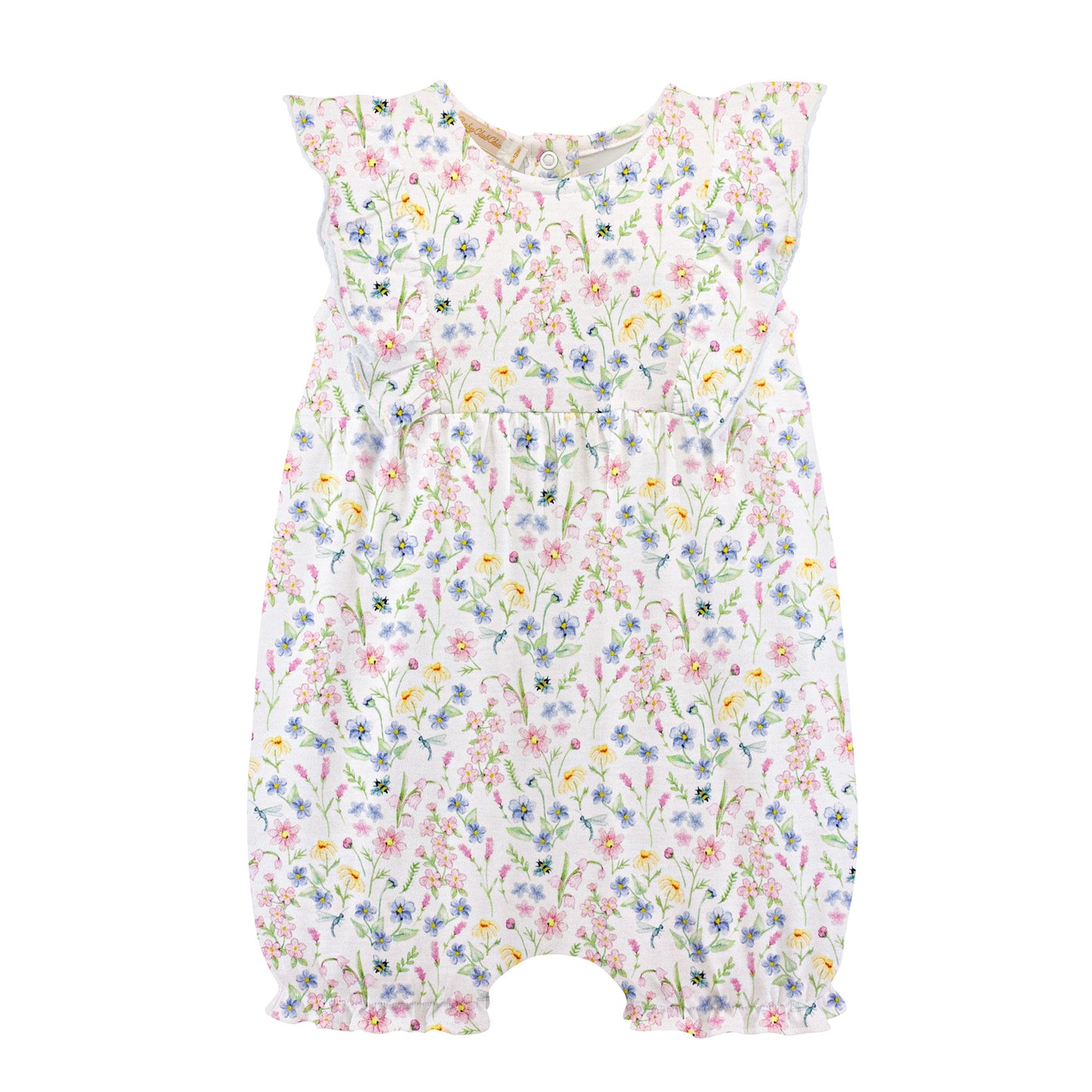 Romper w Ruffles-Spring Blush-20334