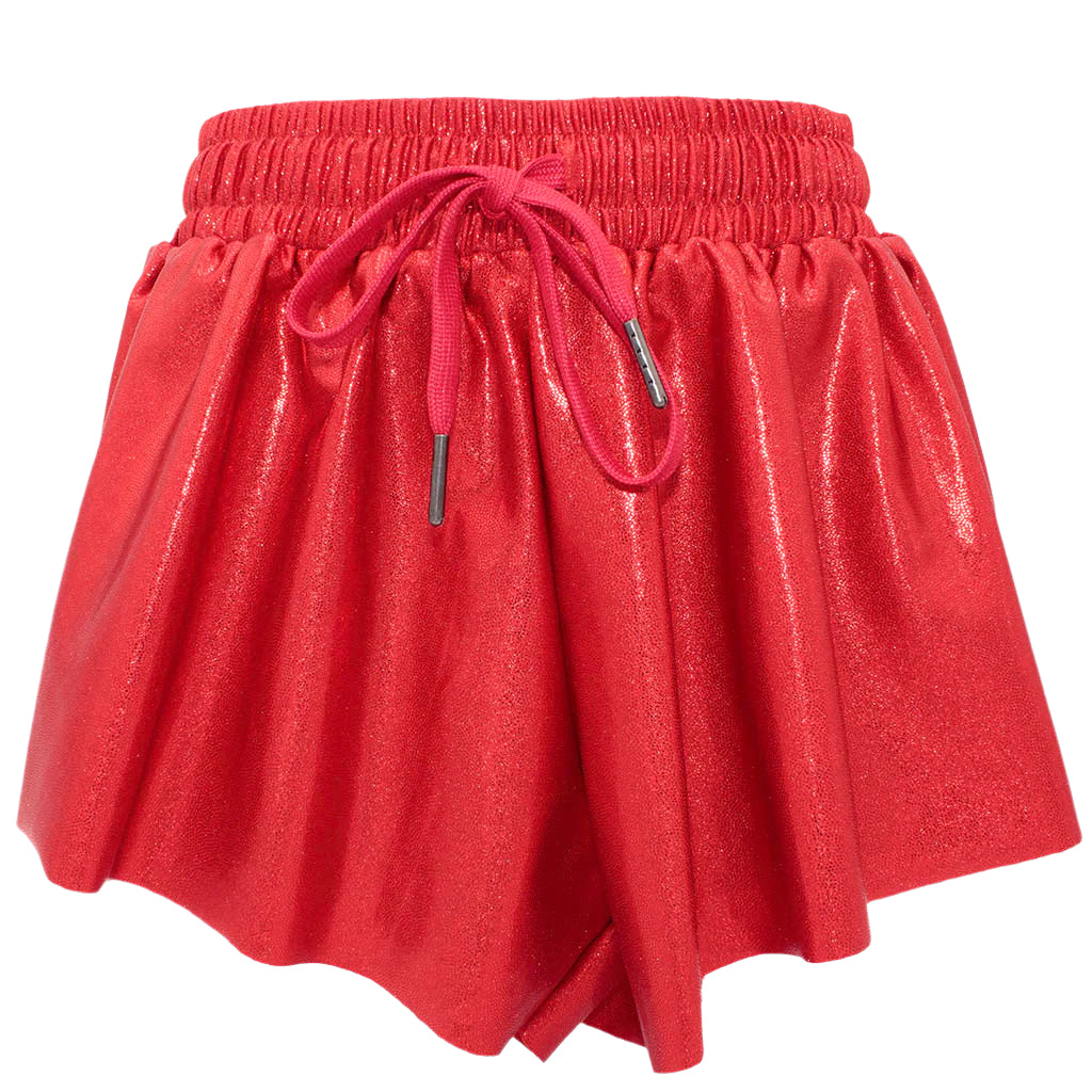 Shimmer Butterfly Short - Red