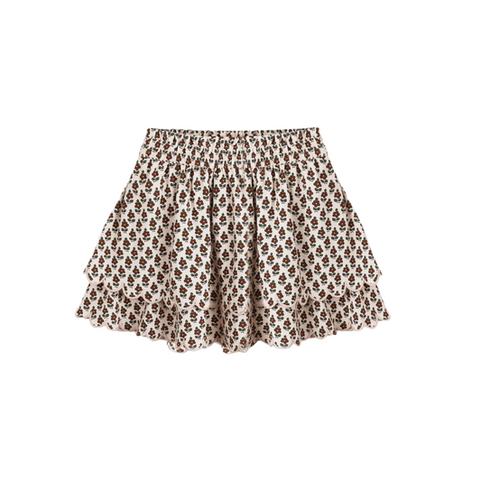 Rose Mini Skirt - Harvest Floral