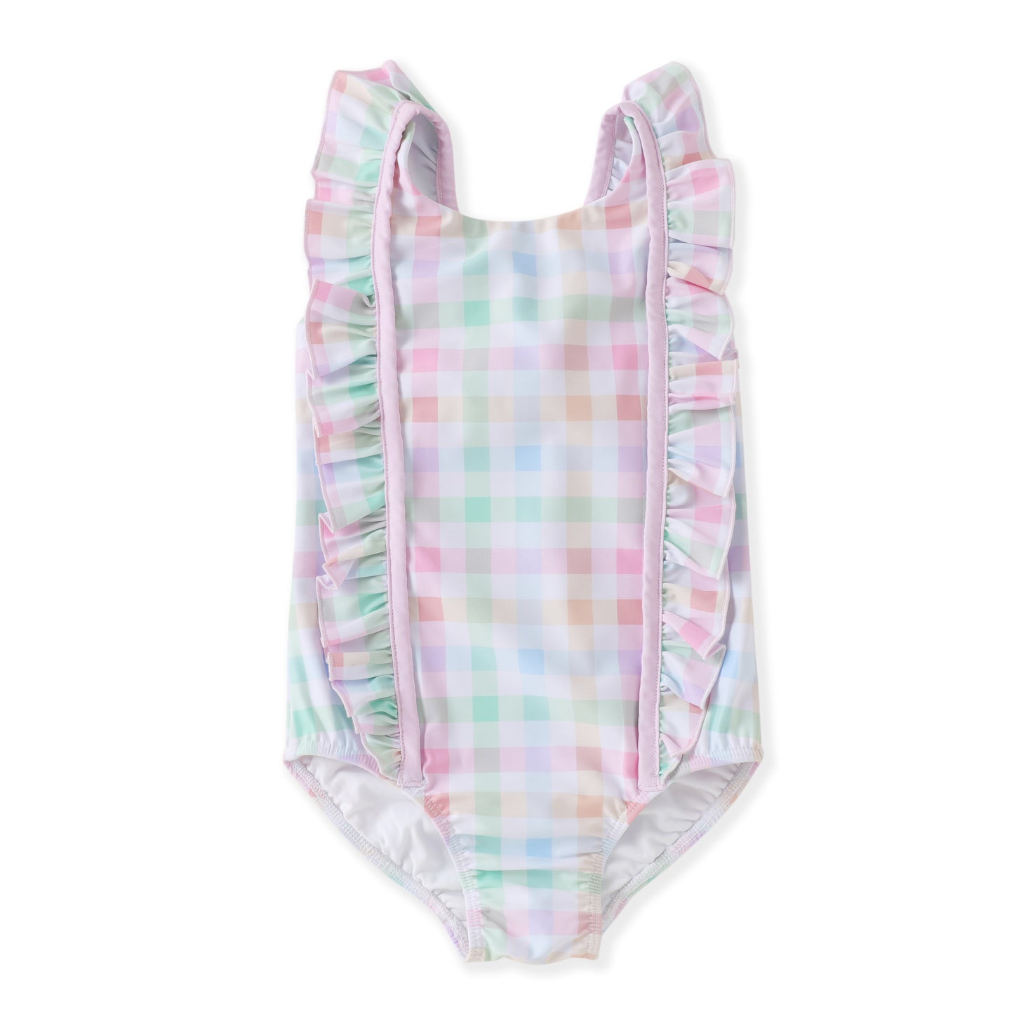 Plaid One Piece Swimsuit