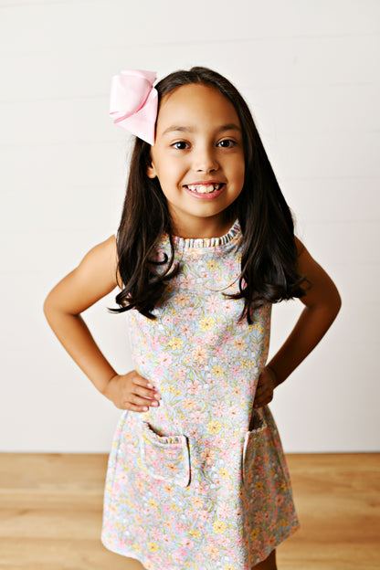 Watercolor Garden Pocket Dress