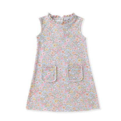 Watercolor Garden Pocket Dress
