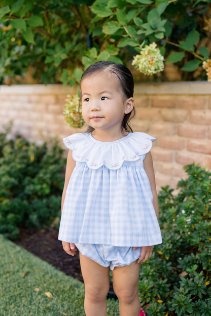 Colby Check Bloomer Set