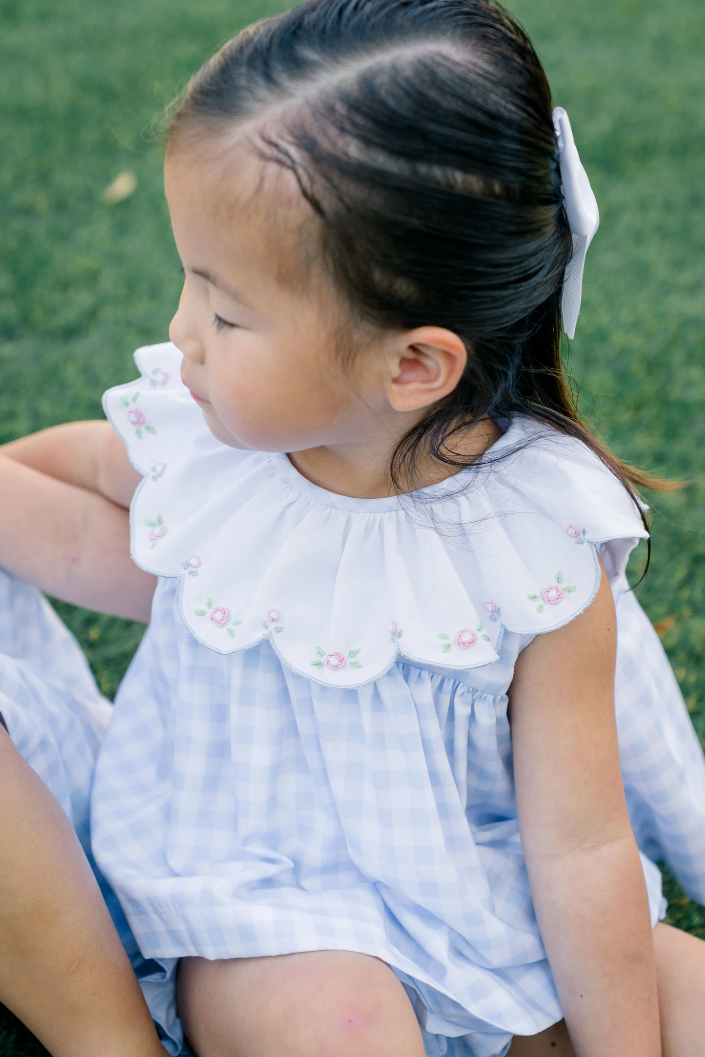 Colby Check Bloomer Set