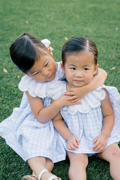 Colby Check Bloomer Set