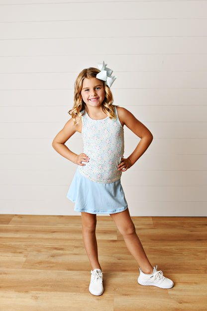 Blue Tennis Skirt