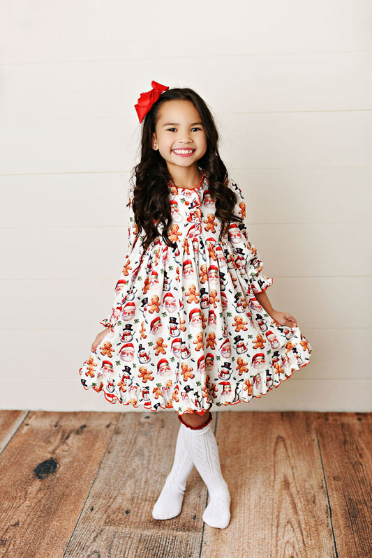 Cookies W/ Santa Dress - SBF2448