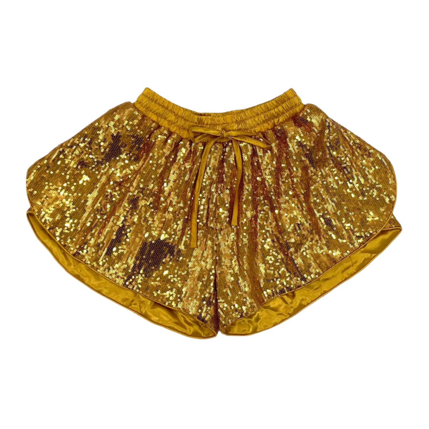 Gold Sequins Butterfly Shorts