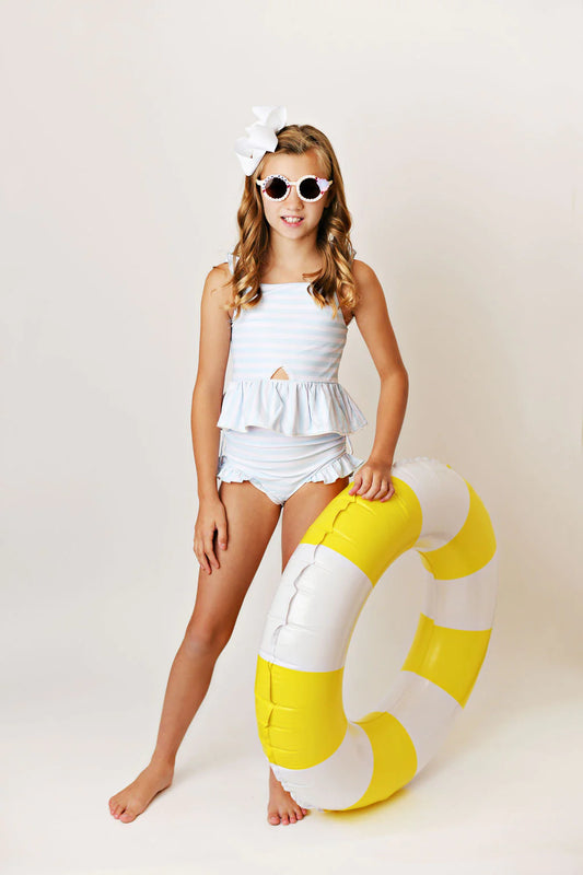 Lemonade 2PC Stripe Swim Tunic