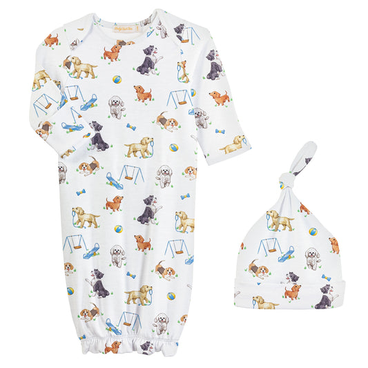 Doggie Park Gown & Hat