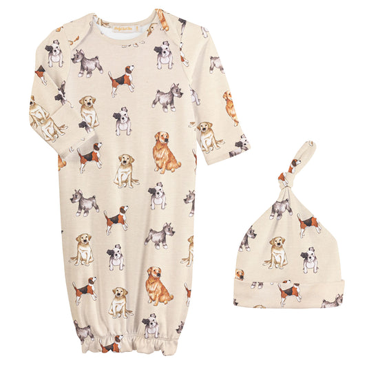 Good Puppy Gown & Hat Set