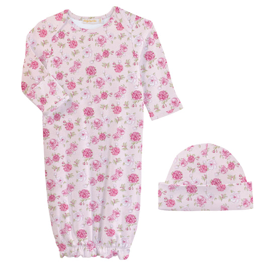 Delicate Blossoms Gown & Hat