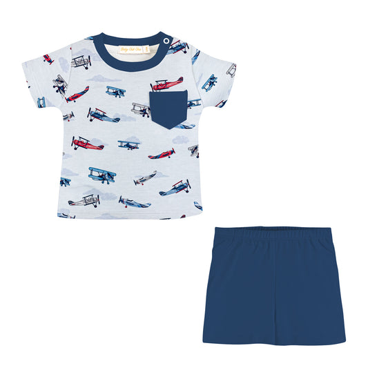 Patriotic Airplanes Short Set