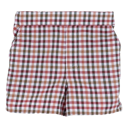 Cider Checks Boy Short Set