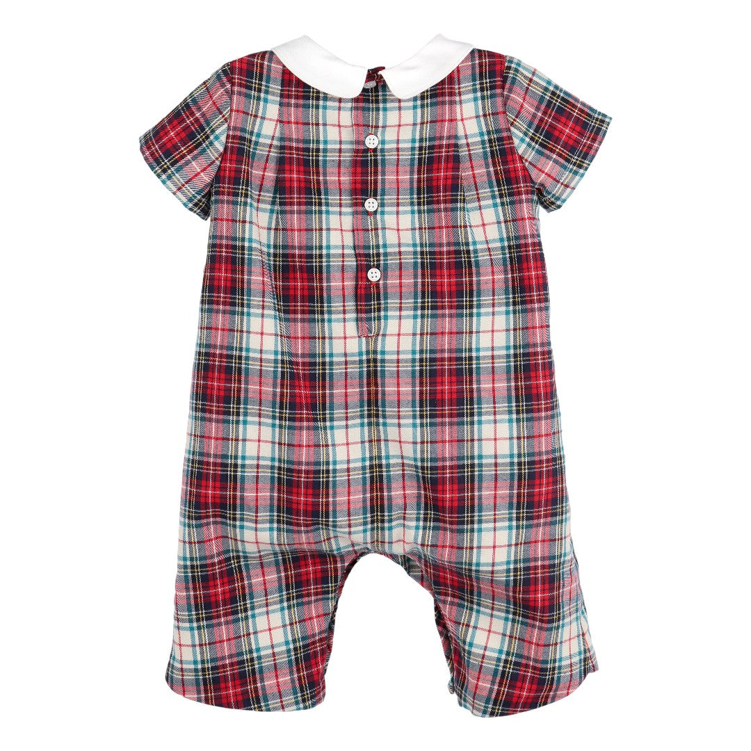 Gingerbread Plaid Boy Longall