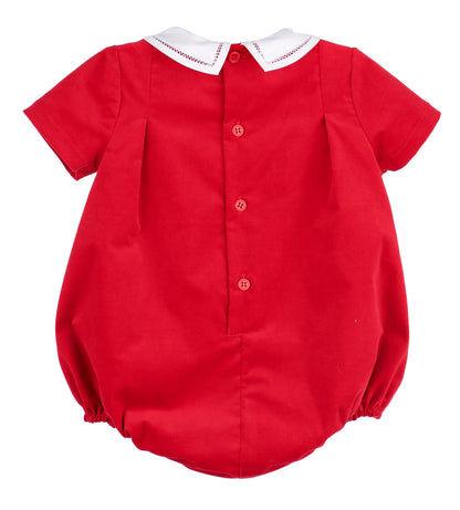 Holly Jolly Boy Bubble - Red