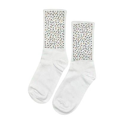 Mardi Gras Stone Socks