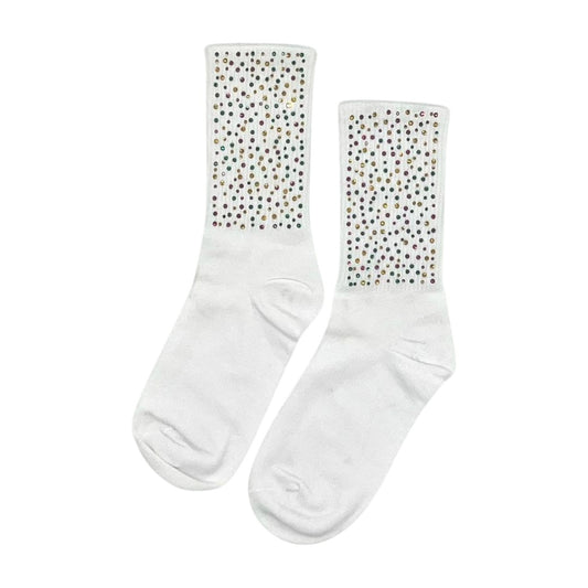 Mardi Gras Stone Socks