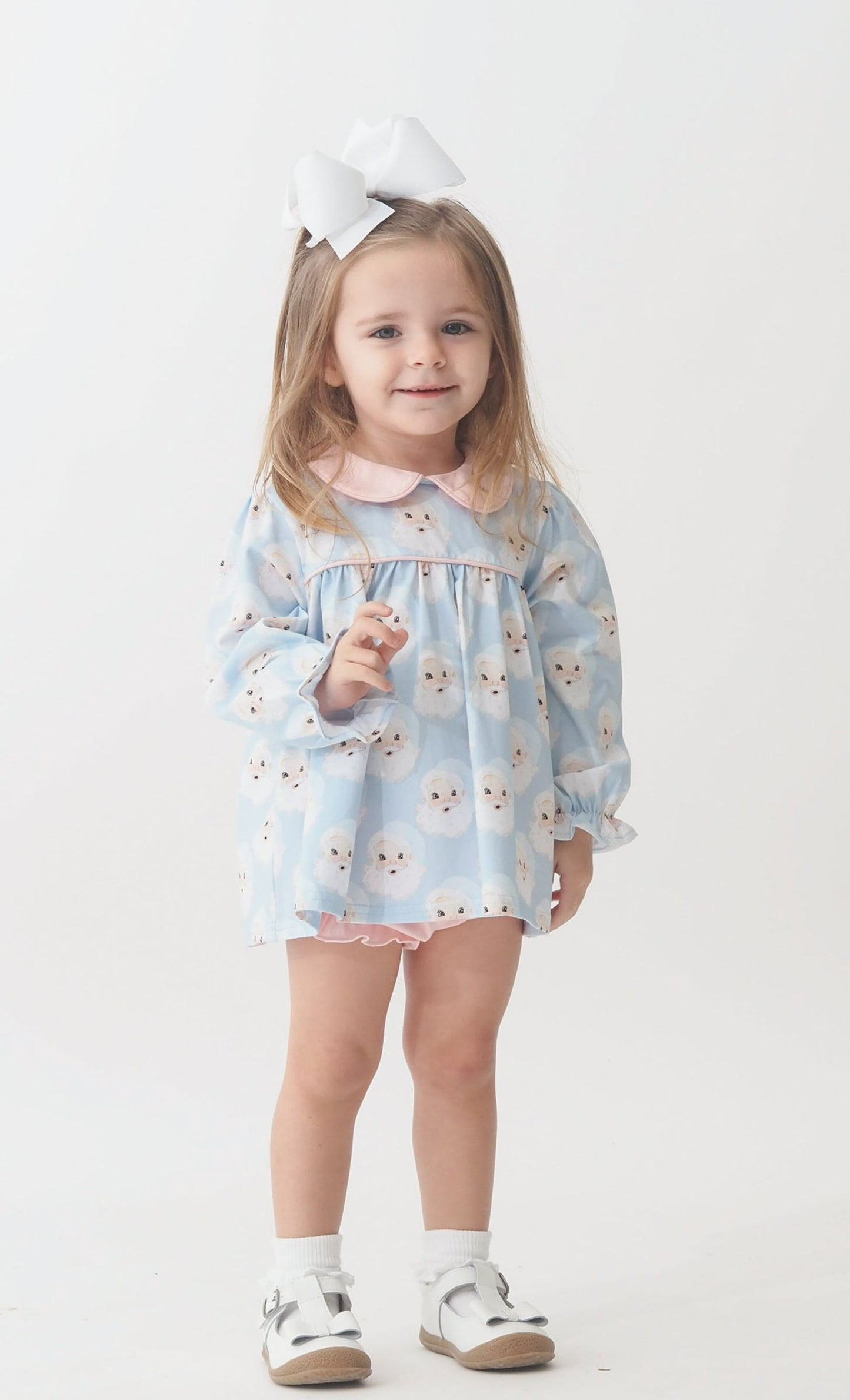 Santa Baby Bubble Short Set