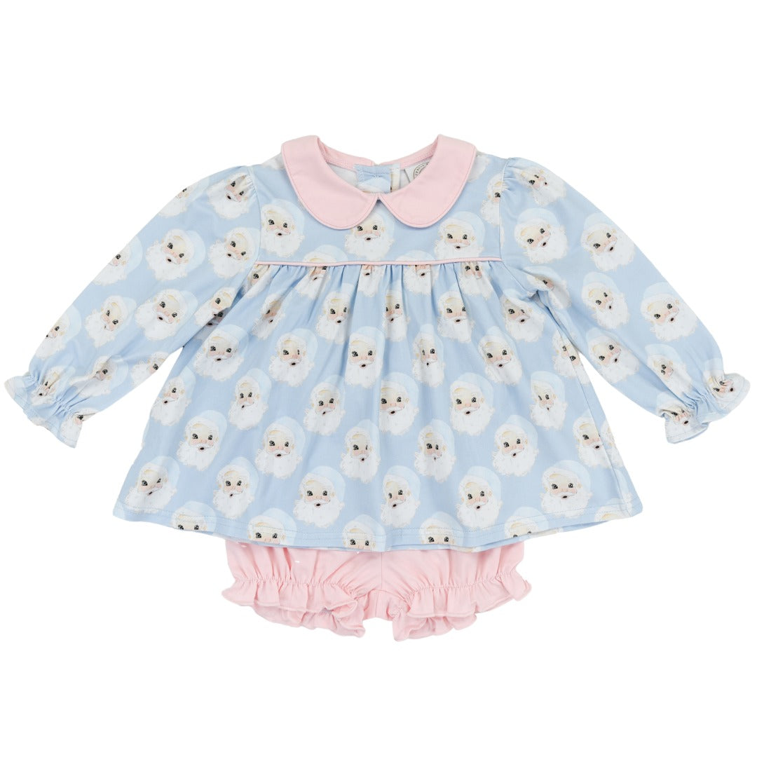 Santa Baby Bubble Short Set