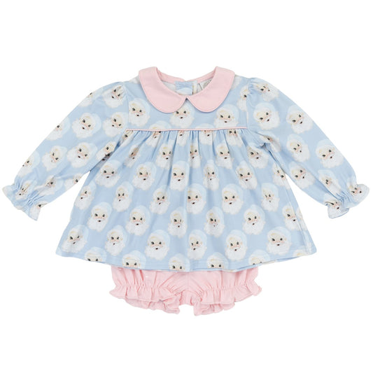 Santa Baby Bubble Short Set