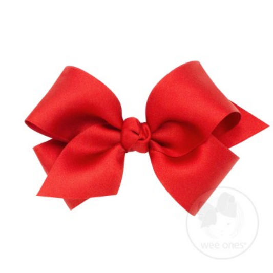 Small French Satin Bow - 6791