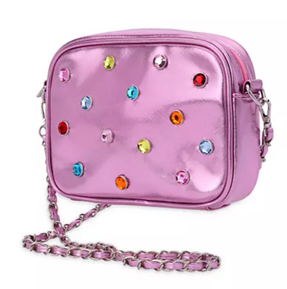 Pink Candy Gem Crossbody Bag