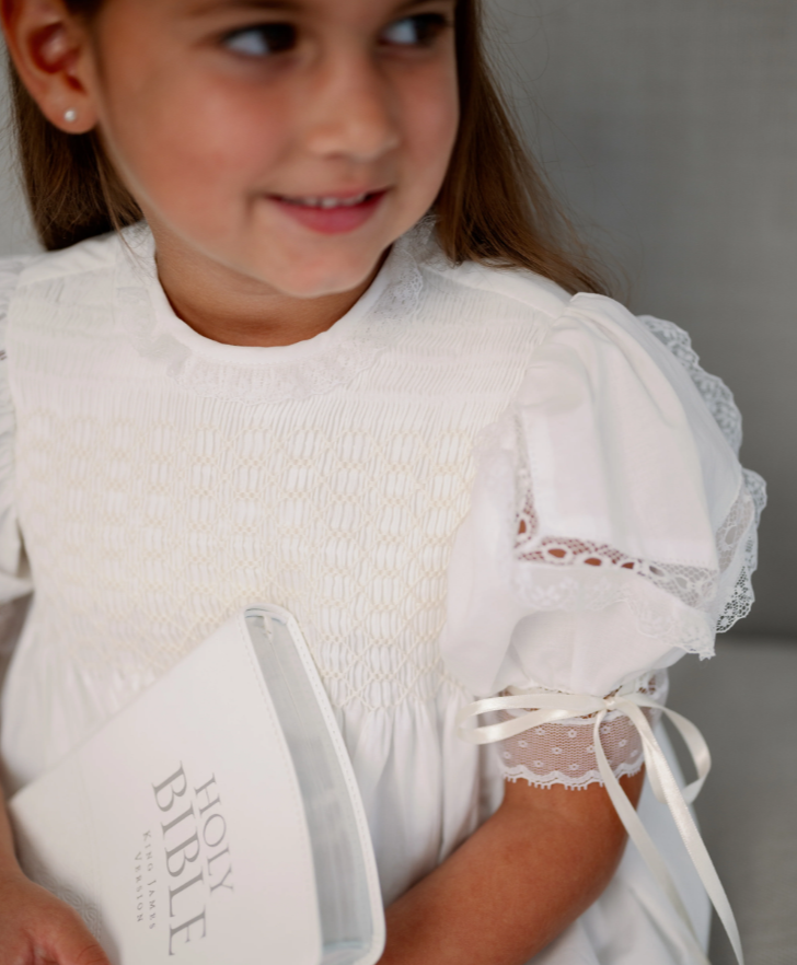 Middleton Dress - Blessings White Batiste