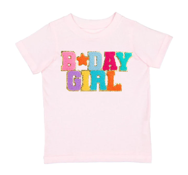 Birthday Girl Patch SS T-Shirt