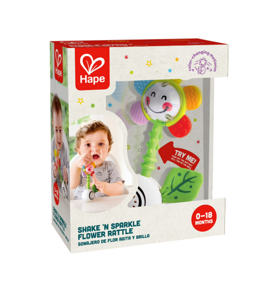 Shake n' Sparkle Flower Rattle