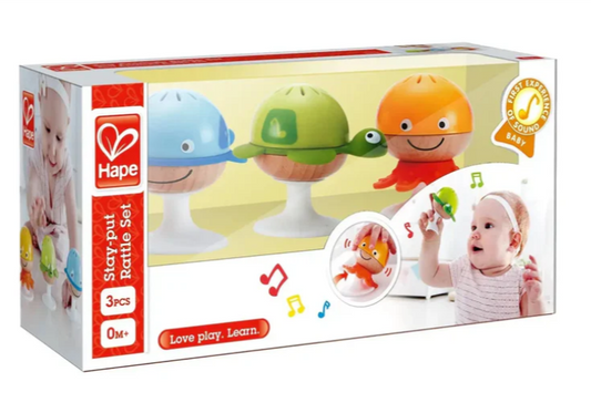 Stay-put Rattle Set