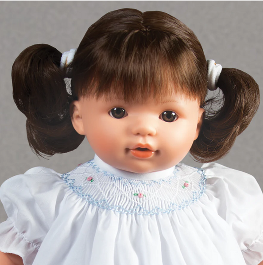Sarah 15" Doll - Brunette Short Pigtails