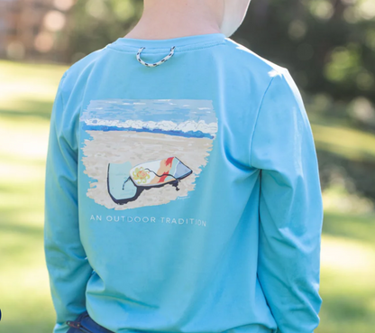 Pro Performance L/S T-shirt – Beach Boogie Board Art