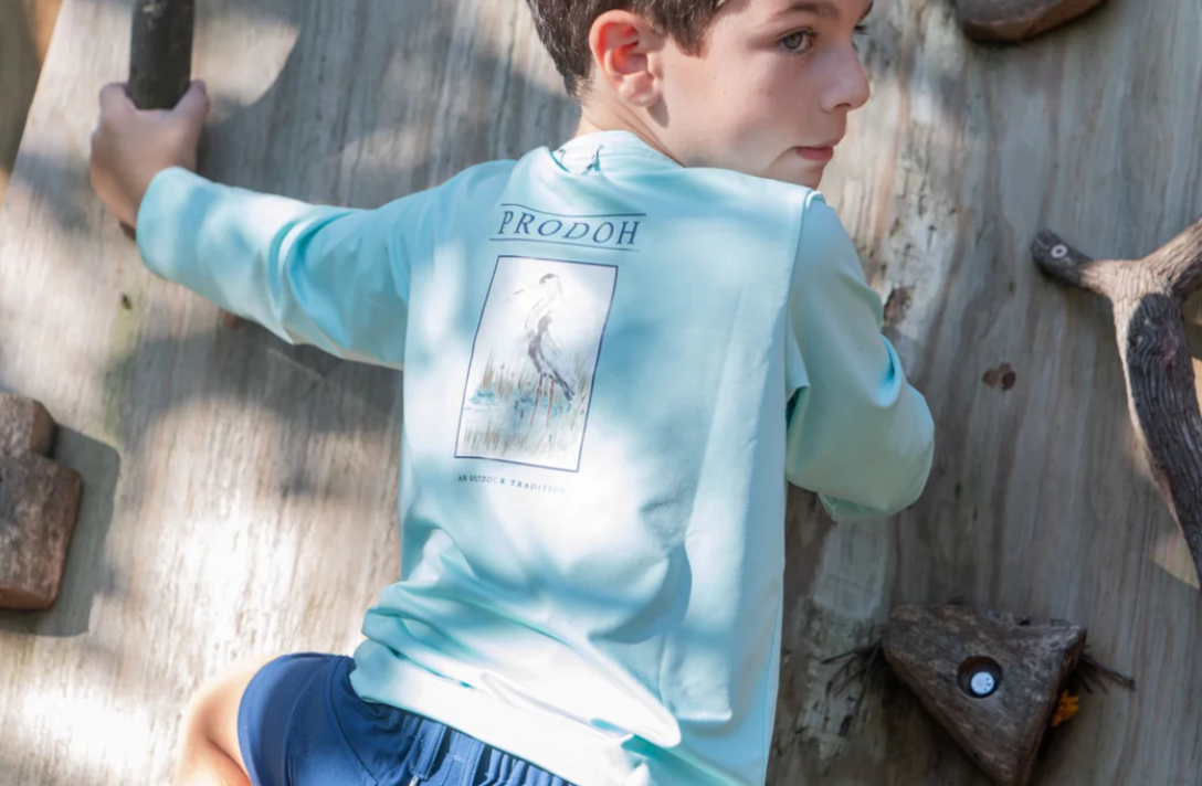 Pro Performance LS shirt – Great Blue Heron Art