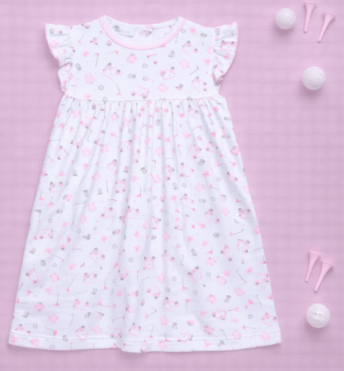 Little Golfer Print Dress