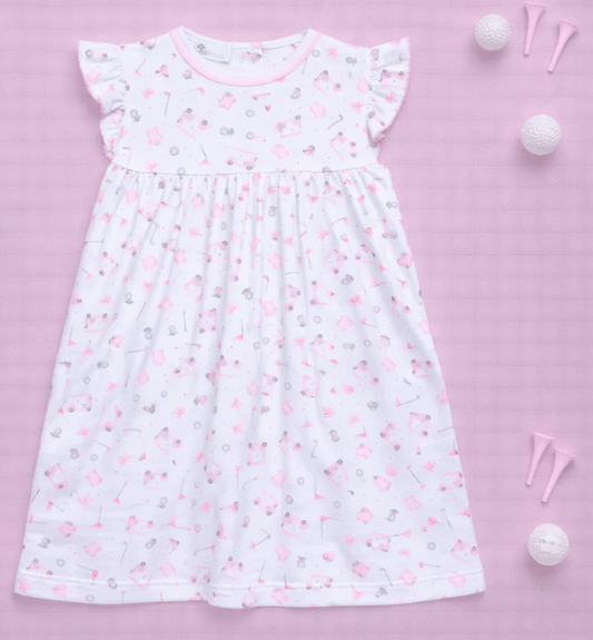 Little Golfer Print Dress