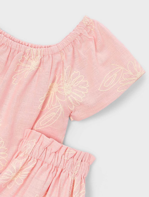Linen Skirt set-3947