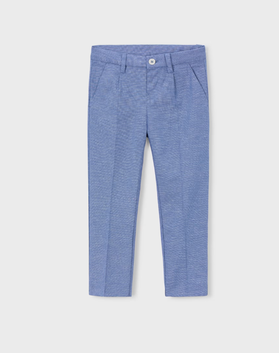 Indigo Linen Pant-3574