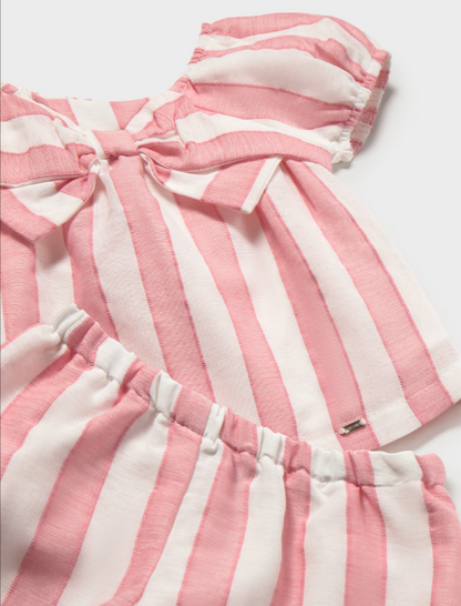 Camelia Striped Short Set