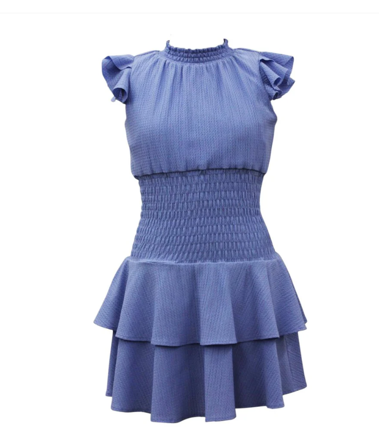 Tween Smocked Two Tiered Dress-1252818