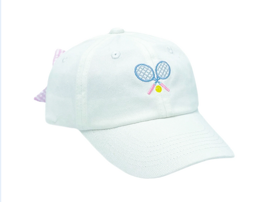 Tennis Racquet Bow Baseball Hat